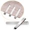 Clips Set of 20 Stainless Steel Hemming Clips 3 Inches Measurement Ruler Quilting Supplies